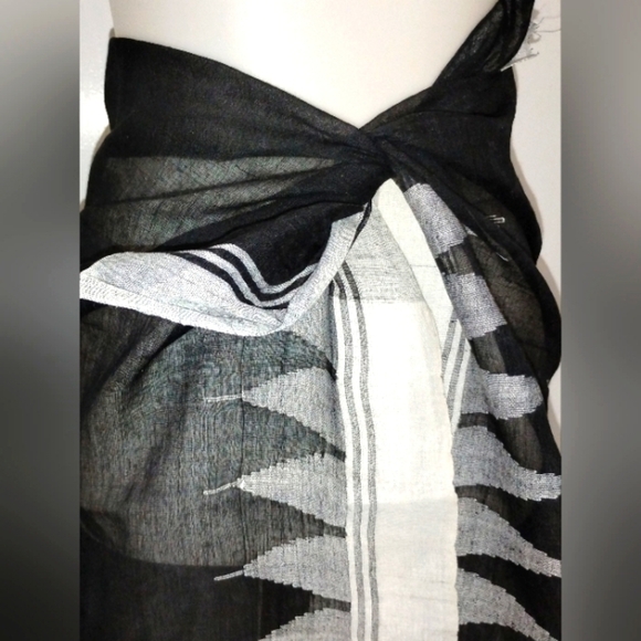 WOVEN SHEER LINEN FABRIC - Picture 1 of 10